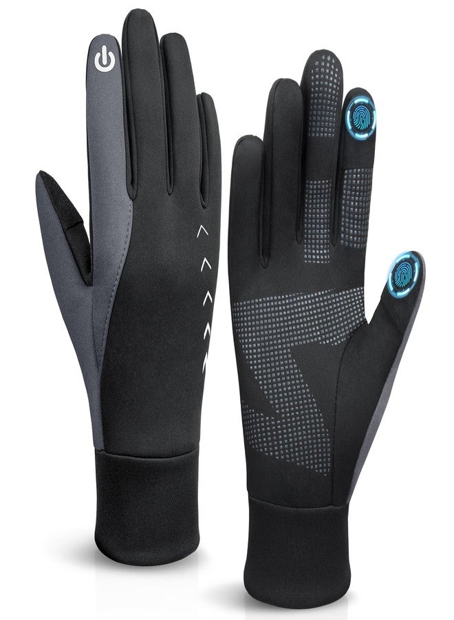 Cierto Winter Gloves Men Women: Touch Screen Thermal Cold Weather Gloves,Mens Womens Windproof Warm Gloves for Running Hiking Cycling Driving - Image 1